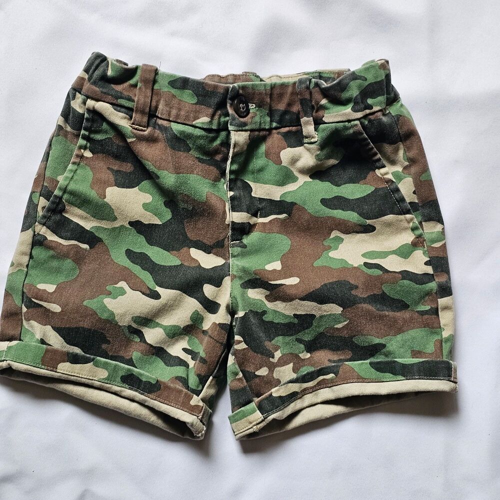 Janie and Jack Camouflage Adjustable Shorts